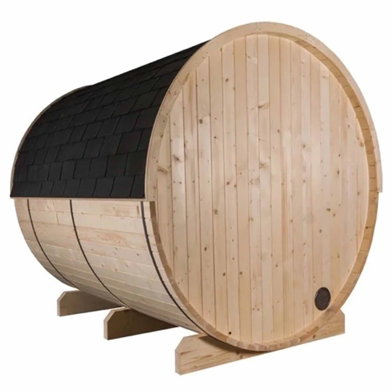 Sauna tonneau Kuusi 2,20 / 2,40 canopy