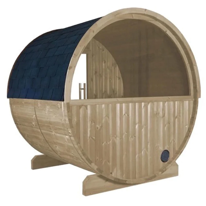 Sauna tonneau Kuusi 2,20 / 2,40 canopy