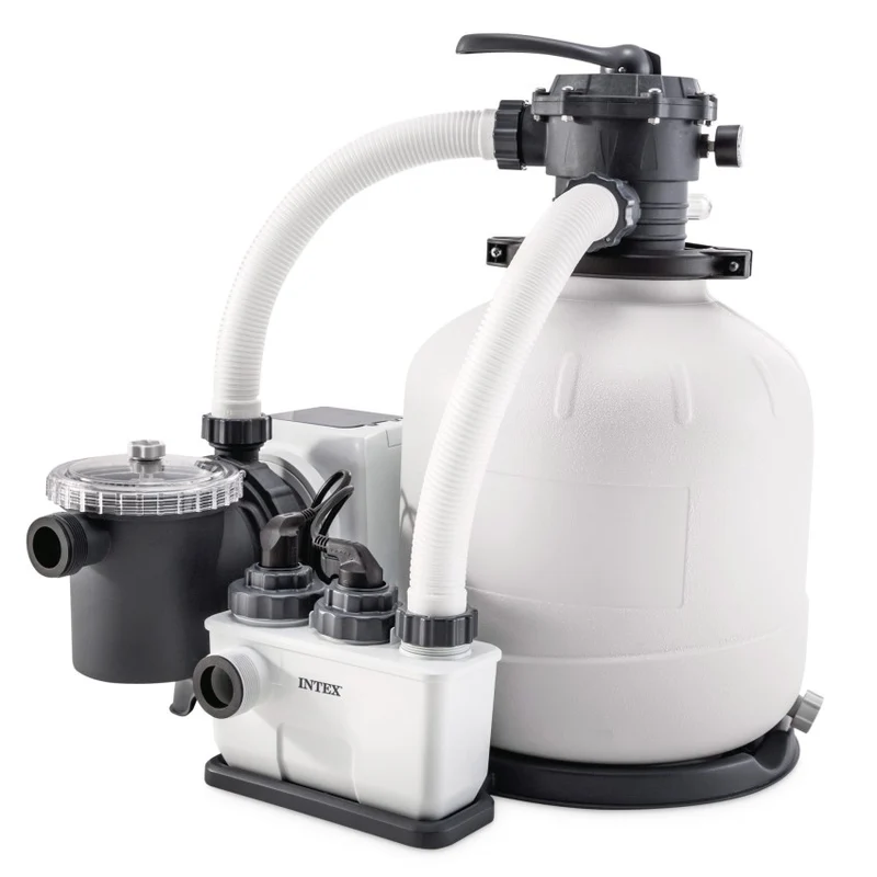 Intex Combo QX2600 Depuradora de Arena y Clorador Salino 10.000 l/h