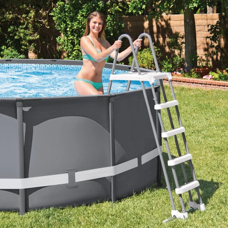 Escalera Intex para Piscinas Elevadas de hasta 132 cm