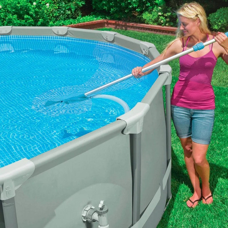 Intex Deluxe Kit de Mantenimiento para Piscinas con Mango Telescópico