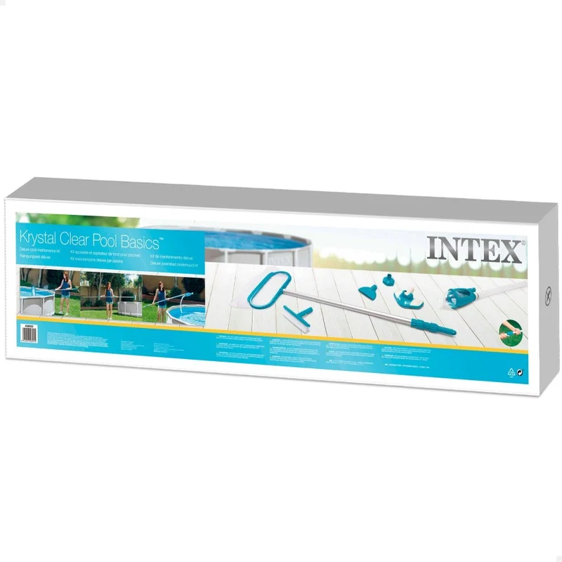 Intex Deluxe Kit de Mantenimiento para Piscinas con Mango Telescópico