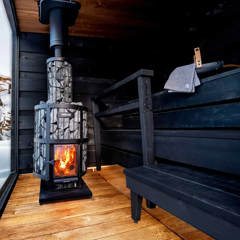 Sauna Legend Harvia kit poêle à bois extérieur
