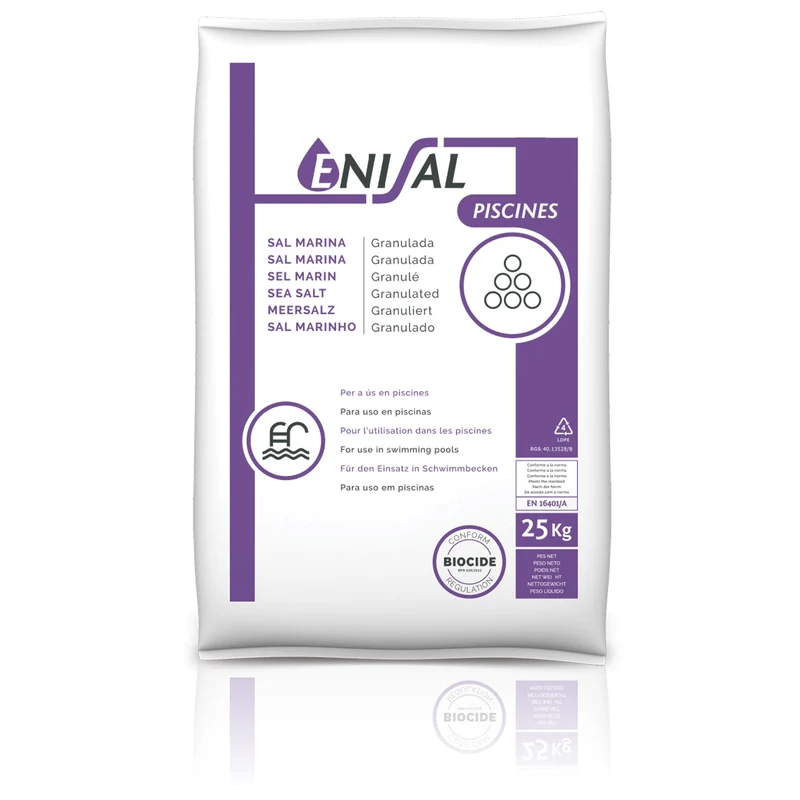 Sac de sel poudre de 25 kg spécial piscine (vendu au sac)