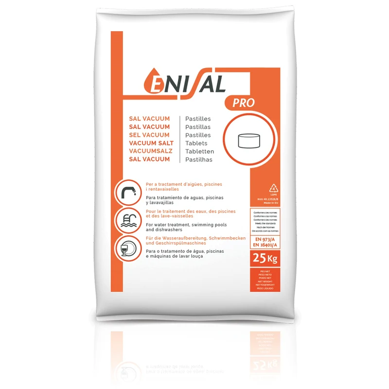 Sac de sel (Briquette Pour Adoucisseur d'eau) de 25 kg (vendu au sac)