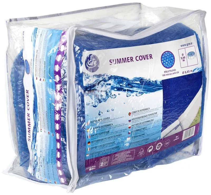 Cubierta isotérmica de verano GRE Ø460 cm 400 micras (772999)