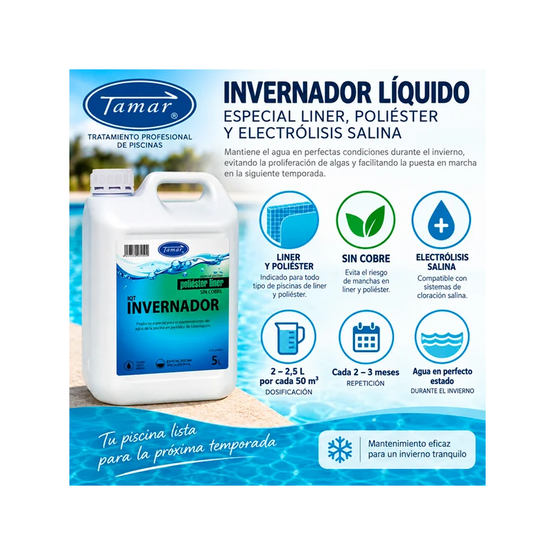 Invernador Líquido Tamar Liner y Electrólisis Salina – 5 L