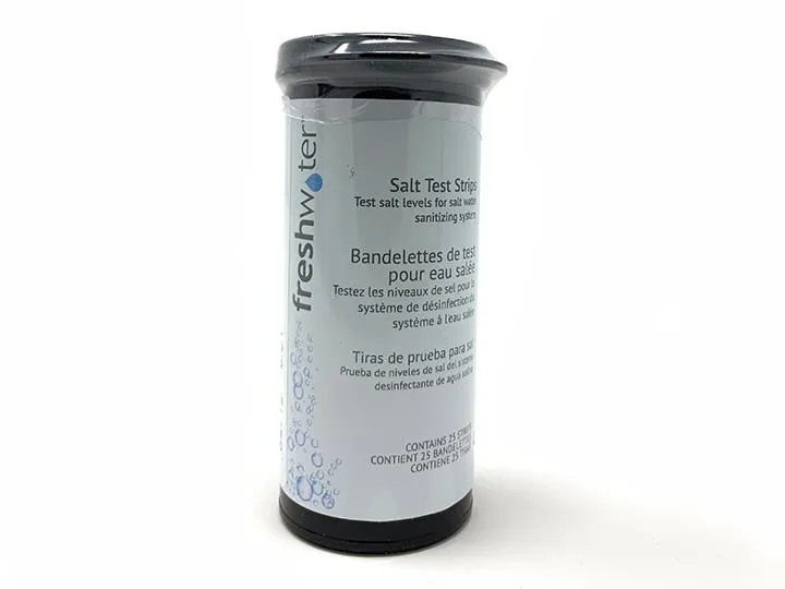 Bandelettes de test FreshWater® pour eau salée – 25 bandelettes