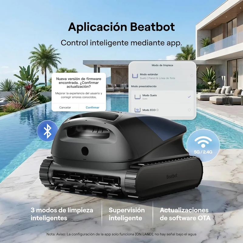 Beatbot Sora P1 Robot limpiafondos sin cable para piscina