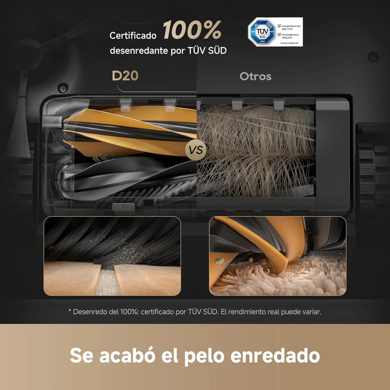 Dreame – D20 robot aspirador negro
