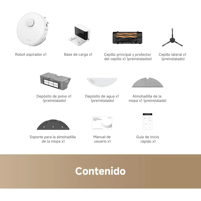Dreame – D20 robot aspirador negro