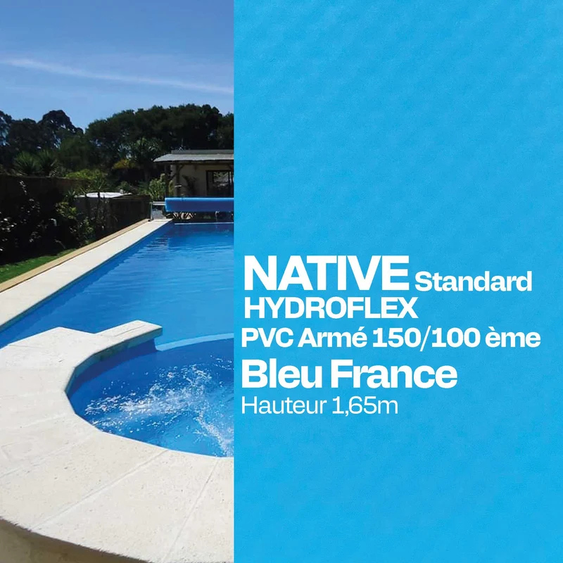 PVC armé Hydroflex Standard piscine 25m x 1,65
