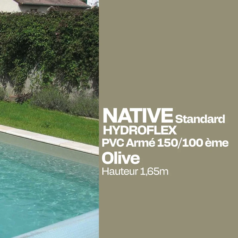 PVC armé Hydroflex Standard piscine 25m x 1,65