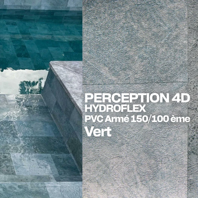 PVC armé Hydroflex Perception 4D piscine 25 x 1,65 m