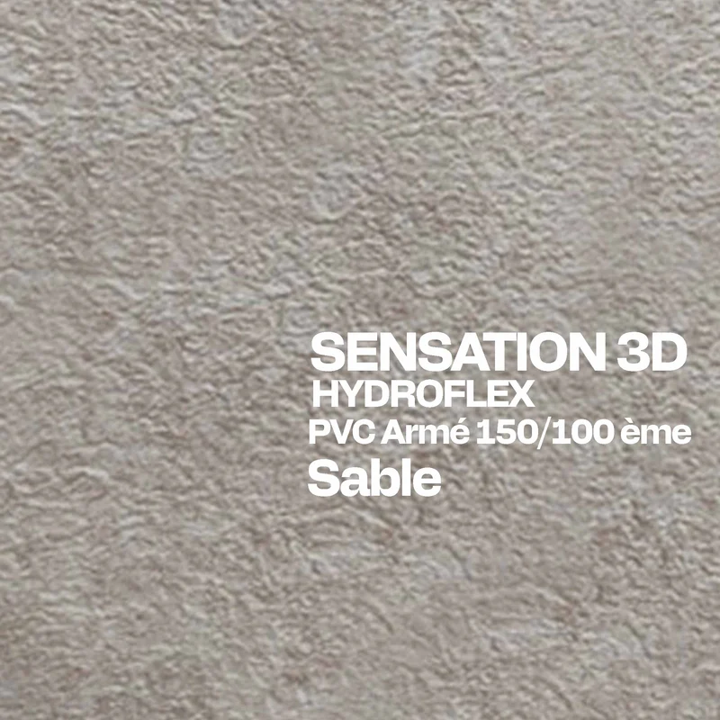 PVC armé Hydroflex 3D Sensation piscine 25 x 1,65 m