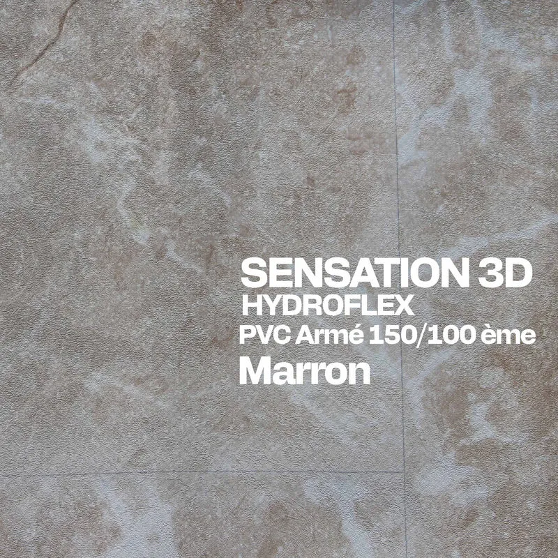 PVC armé Hydroflex 3D Sensation piscine 25 x 1,65 m