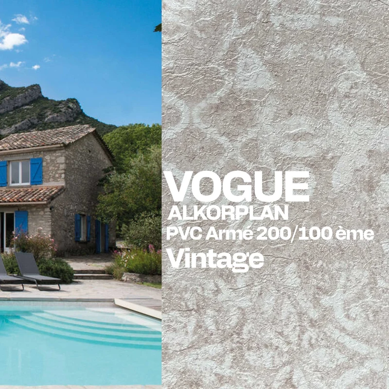 PVC armé Alkorplan Vogue piscine design