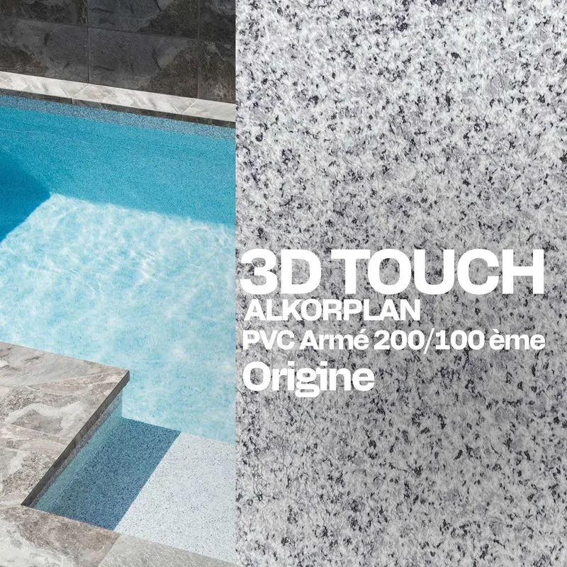 PVC armé Alkorplan 3D Touch piscine 1,65 m x 25 m