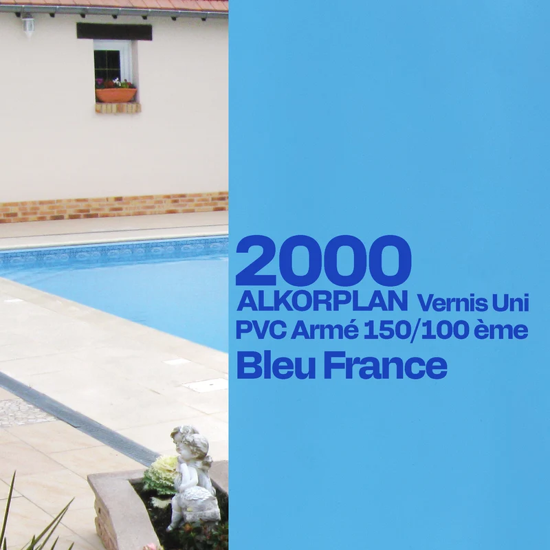 PVC armé Alkorplan 2000 verni 2,05 m piscine
