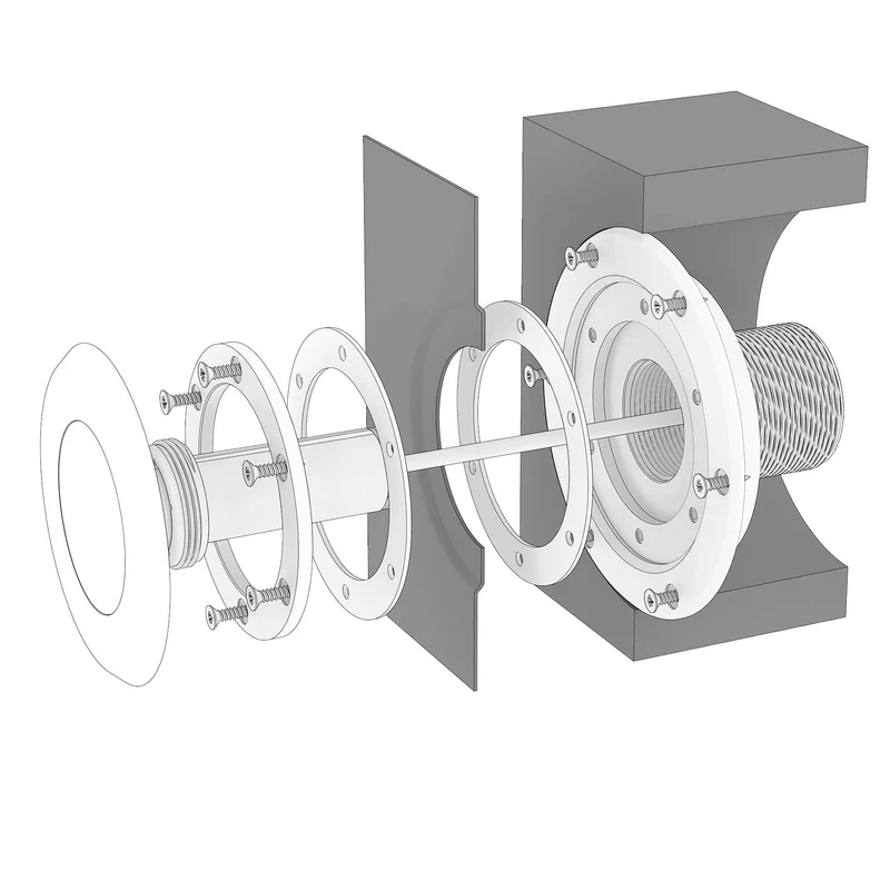 Projecteur Mini LED extra plat pour piscine enterrée ACIS