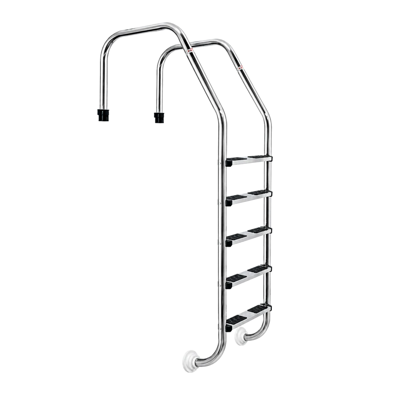 Escalera muro ancho 5 peldaños acero inoxidable AISI 316 QP 520099FA