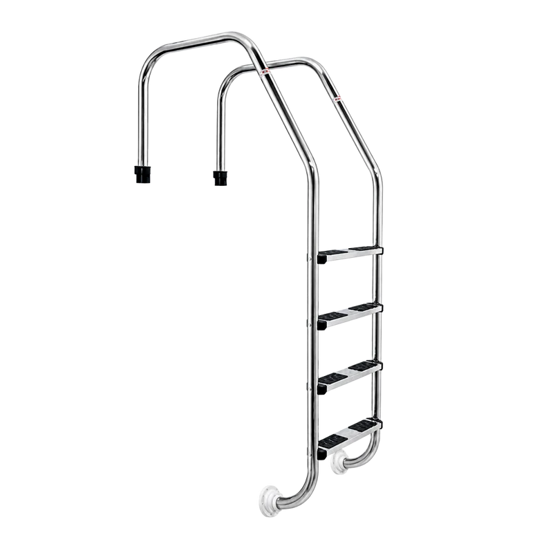 Escalera muro ancho 4 peldaños acero inoxidable AISI 316 QP 520098FA