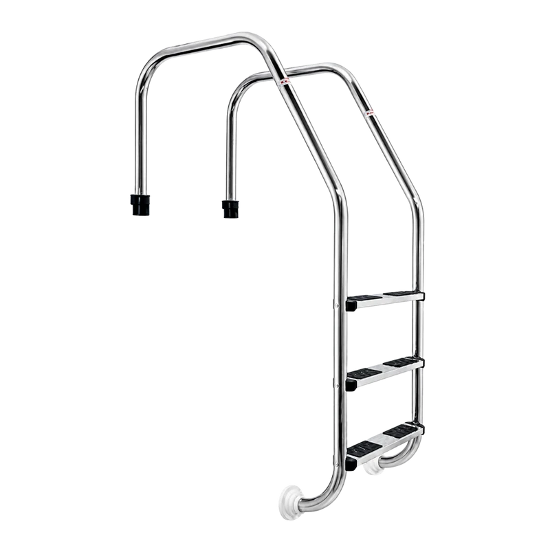 Escalera muro ancho 3 peldaños acero inoxidable AISI 316 QP 520097FA