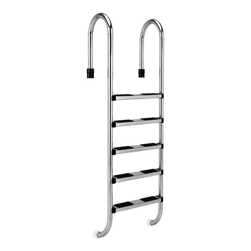 Escalera muro estrecho 5 peldaños acero inoxidable AISI 316 QP 500096FA