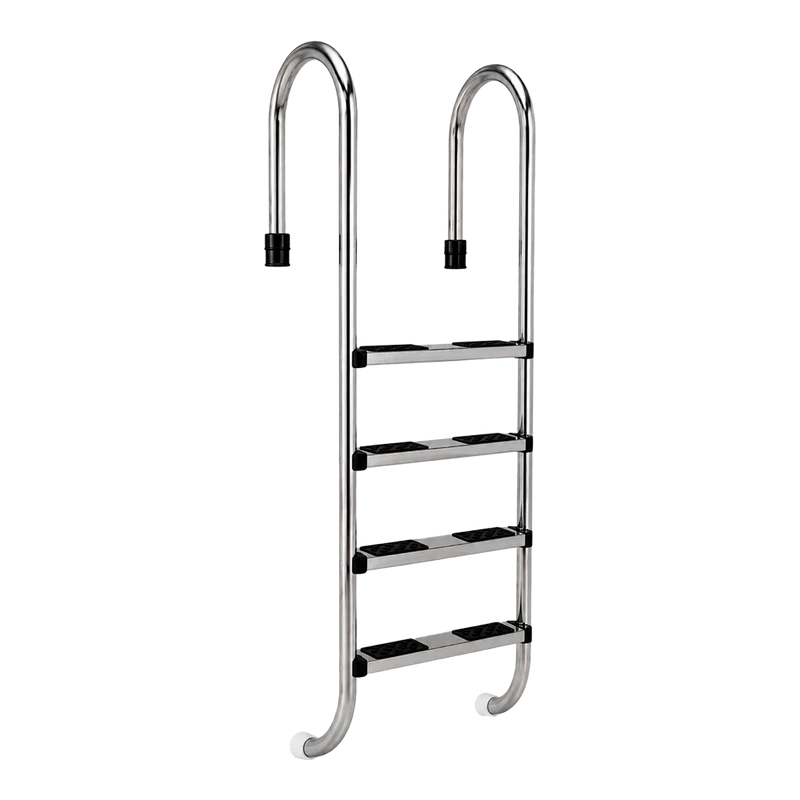 Escalera muro estrecho 4 peldaños acero inoxidable AISI 316 QP 500094FA