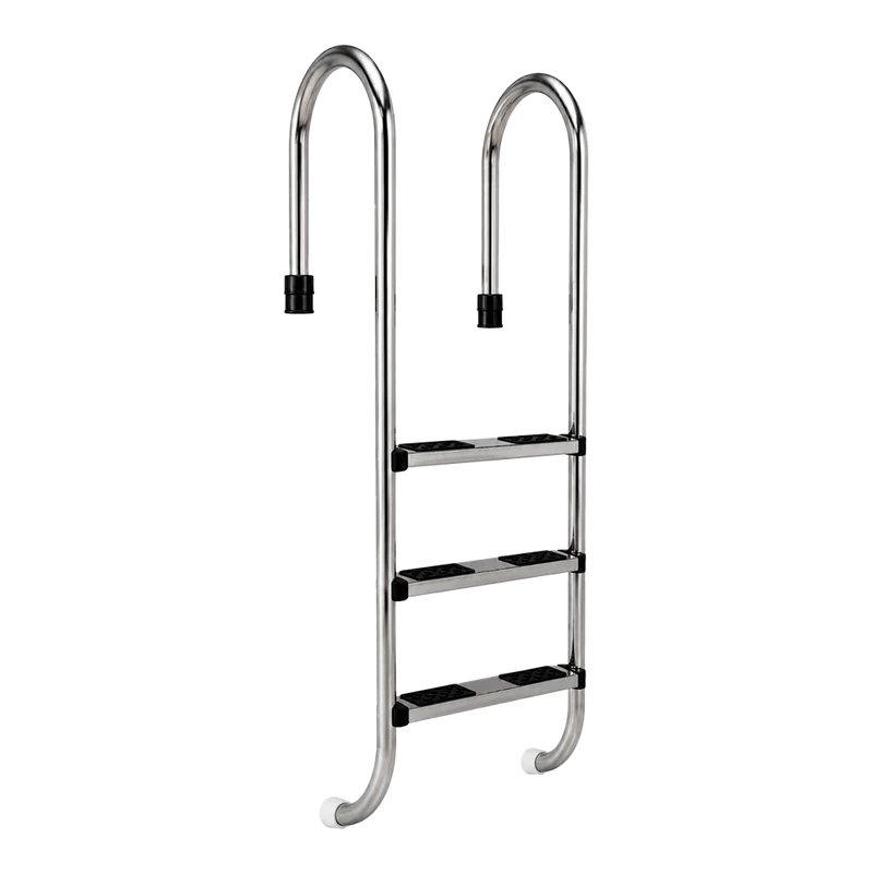 Escalera muro estrecho 3 peldaños acero inoxidable AISI 316 QP 500092FA