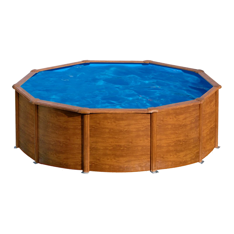 Piscina desmontable redonda GRE Ø550x132 cm con depuradora de arena KITPR558WO
