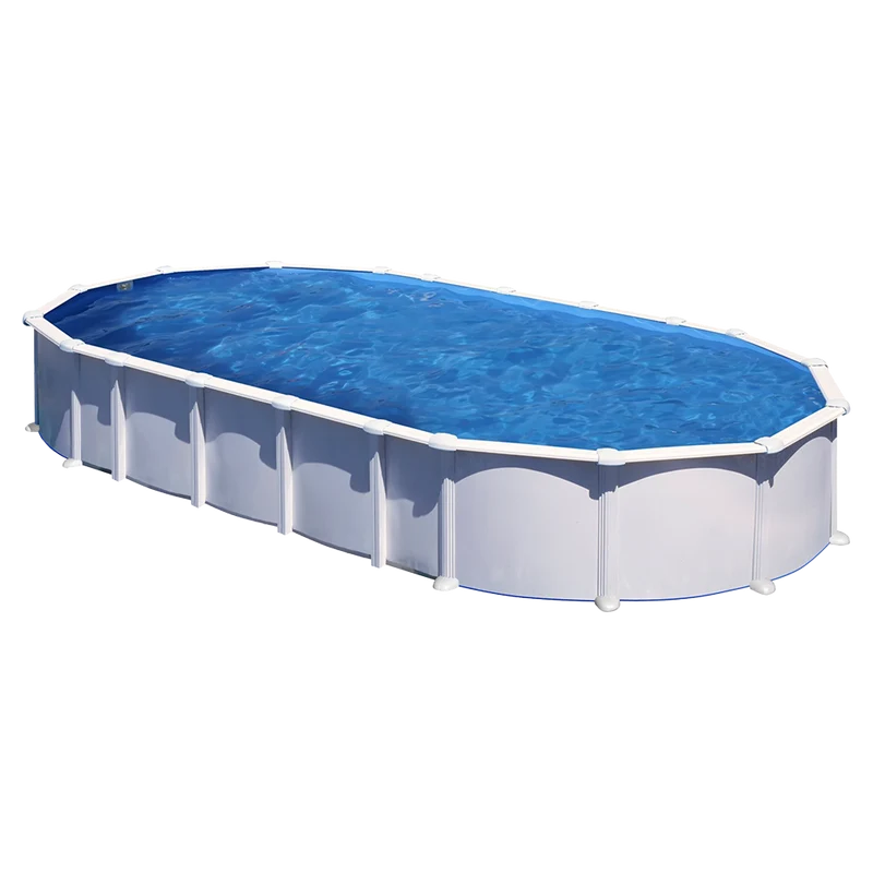 Piscina desmontable ovalada GRE 915x470x132 cm con depuradora de arena KITPROV9188