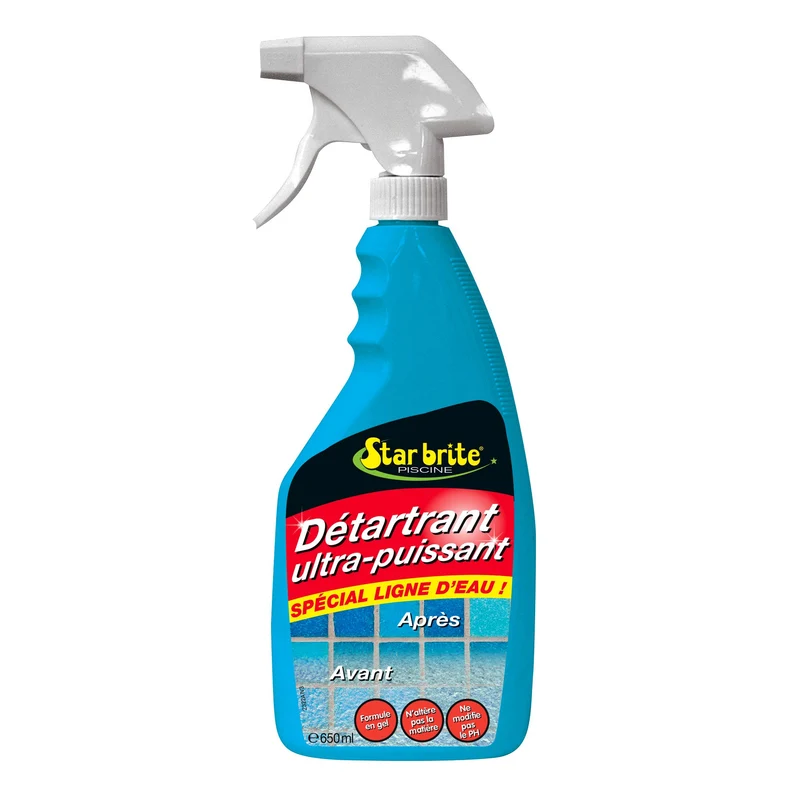 Détartrant revêtement piscine 650 ml – Anti‑tartre Starbrite