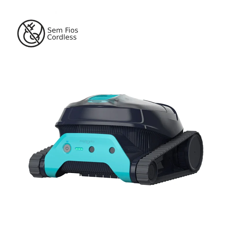Aspirador robot Maytronics Dolphin LIBERTY 400 limpa fundos de Piscina automático a bateria sem fios