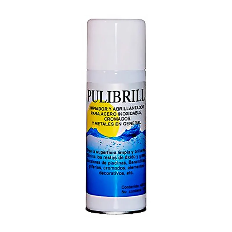 Limpiador Pulibrill 450 ml para acero inoxidable y cromados – E150