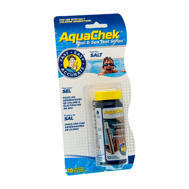 Tiras analíticas Aquachek salt blanco para niveles de sal.