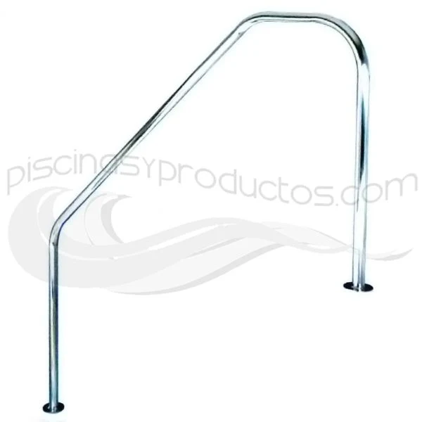 Pasamanos escalera piscina 3 curvas con pletina
