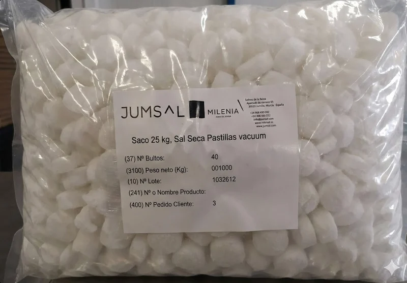 Sal em Pastilhas T1 Vacum