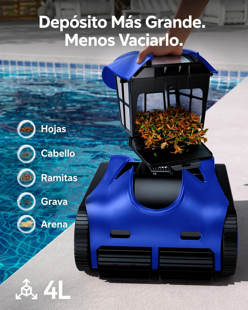 iGarden K40 robot limpiafondos de piscina sin cable automático