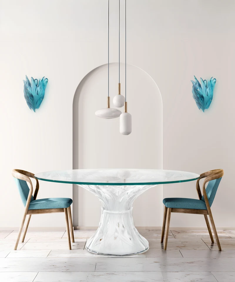 Végétale Table 6 éléments Blanche