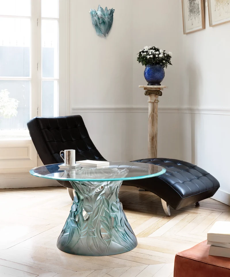 Végétale Table basse Bleu-gris