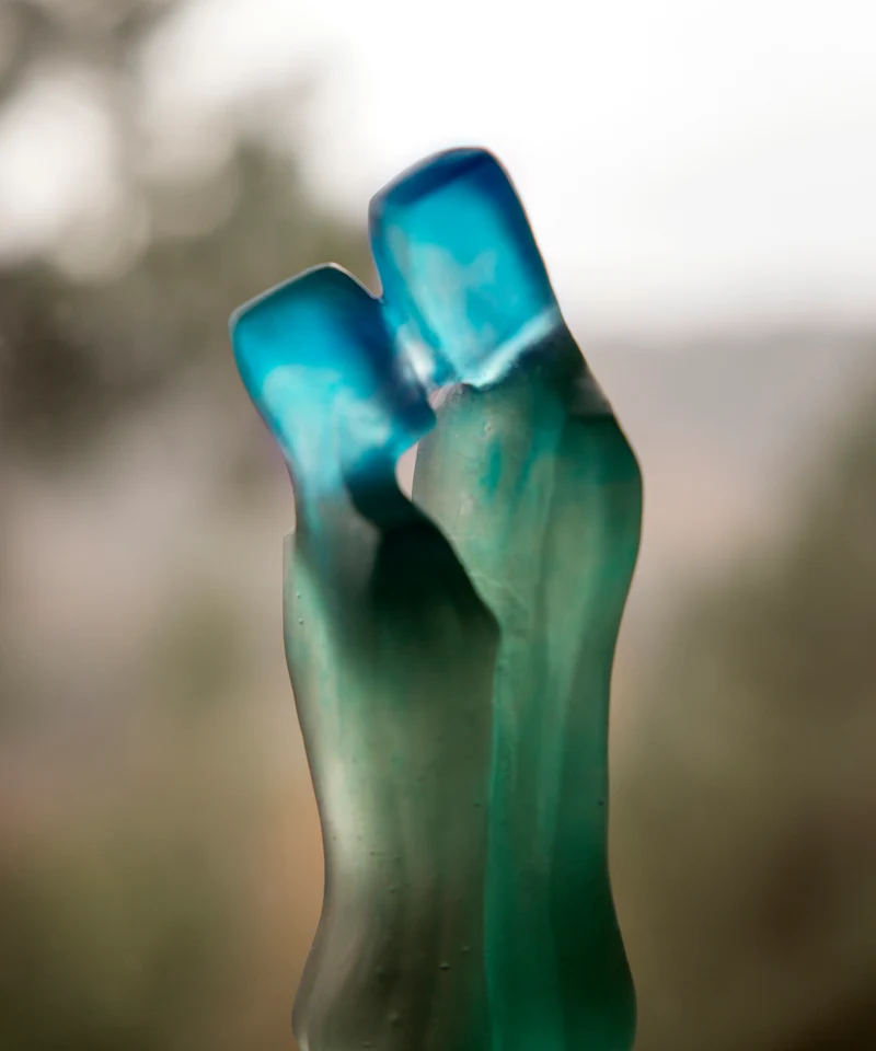 Départ Bleu et vert de Laurence Bonnel 175ex
