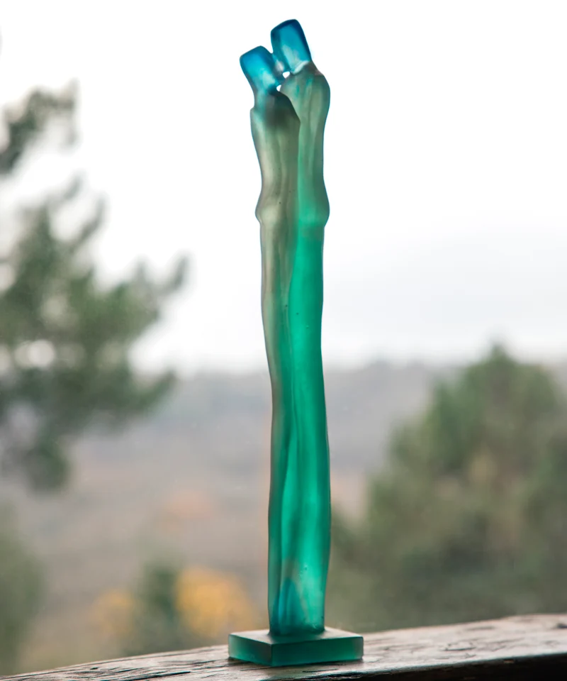 Départ Bleu et vert de Laurence Bonnel 175ex