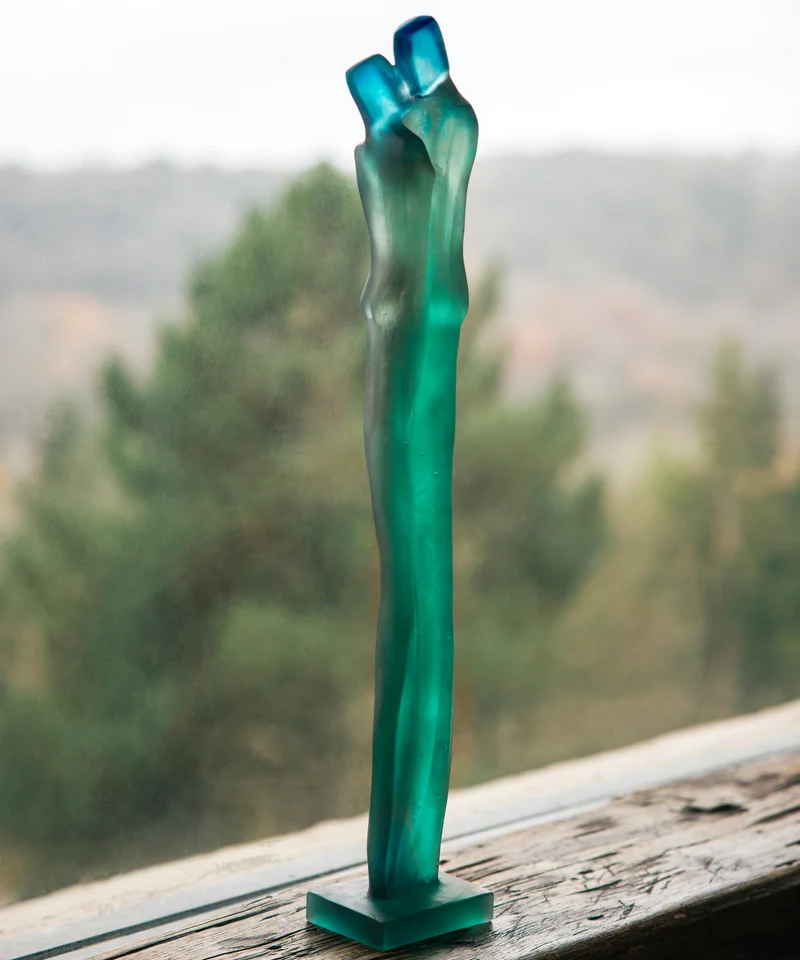 Départ Bleu et vert de Laurence Bonnel 175ex