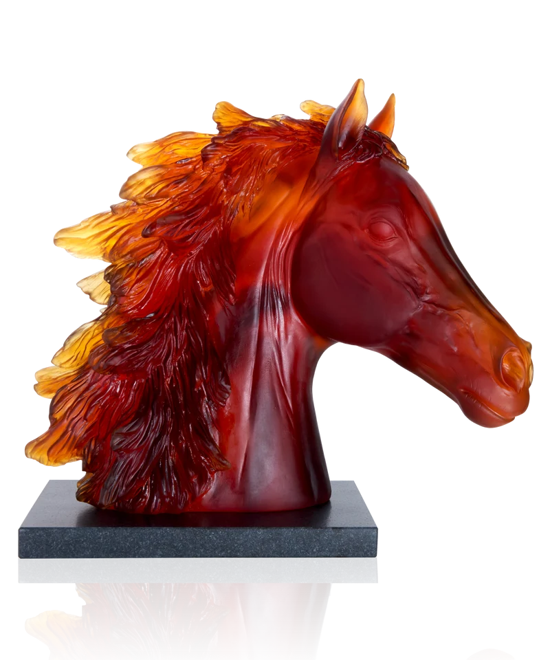 Sculpture tête de cheval 500ex