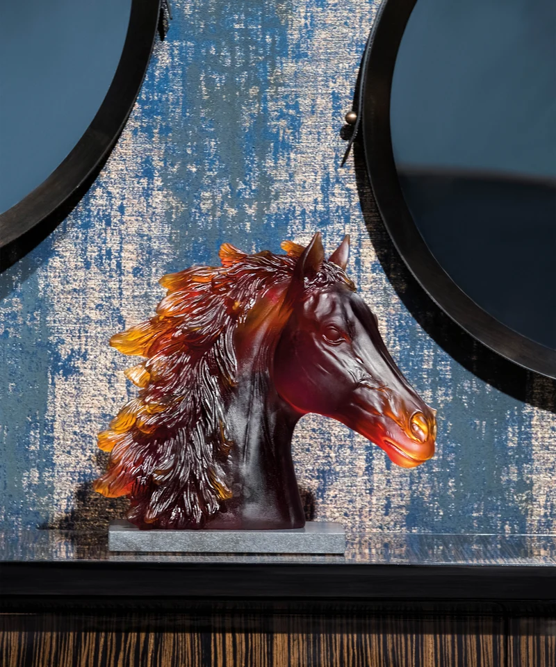 Sculpture tête de cheval 500ex