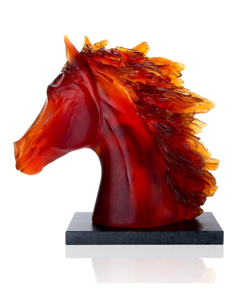 Sculpture tête de cheval 500ex