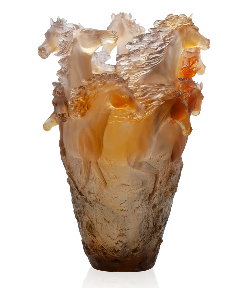 Cavalcade Vase magnum Brun glacé 175ex