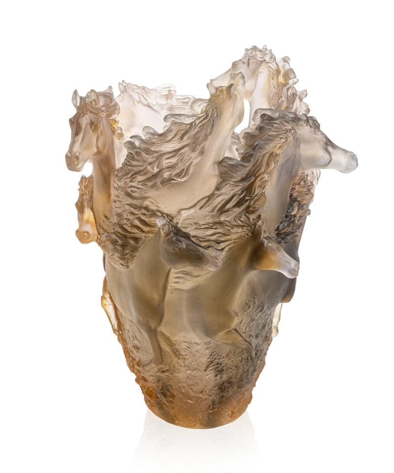 Cavalcade Vase grand modèle Brun glacé 500ex