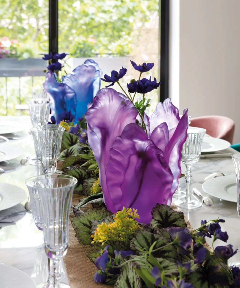 Tulipe Vase grand modèle Ultraviolet